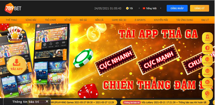 789Bet có uy tín- Giao diện của nhà cái 789Bet thân thiện nhưng không kém phần bắt mắt