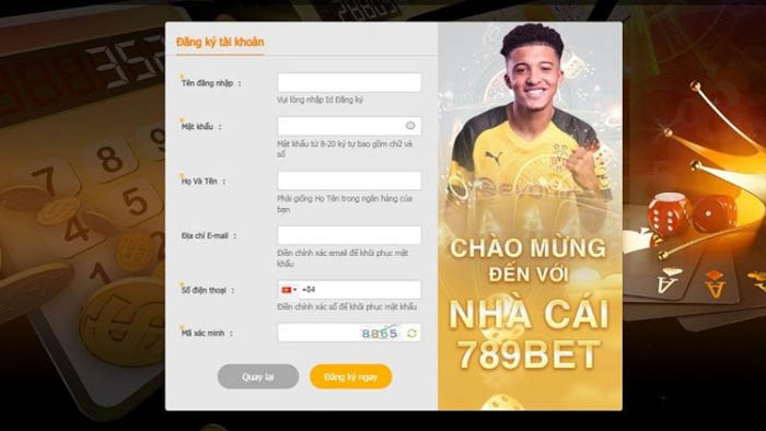 Hướng dẫn đăng ký tài khoản 789bet nhanh chóng nhất